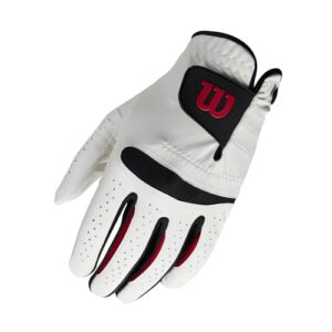 new wilson golf - mlh feel plus golf glove men's left hand- medium large