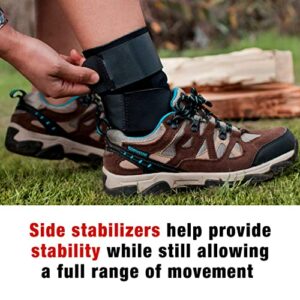 ACE Brand Deluxe Adjustable Ankle Stabilizer, Firm Stabilizing Support for Weak, Sore or Injured Joints, Adjustable Ankle Brace, Breathable, One Size Fits Most