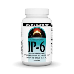 source naturals ip-6 inositol hexaphosphate powder, inc. 100 gm powder