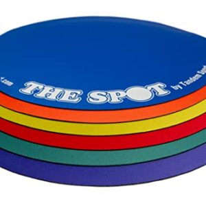 Tandem Sport The Spot Training Kit - Volleyball Training Mats - Trains Players to Be On the Spot - Volleyball Rotation Training - 6 Multicolor Mats