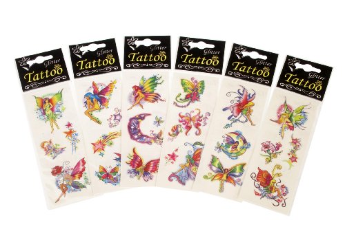 HENBRANDT Fairy Glitter Tattoos (12 Strips)