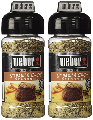 Weber Steak 'N Chop Seasoning, 3.00 Ounces, Pack of 2