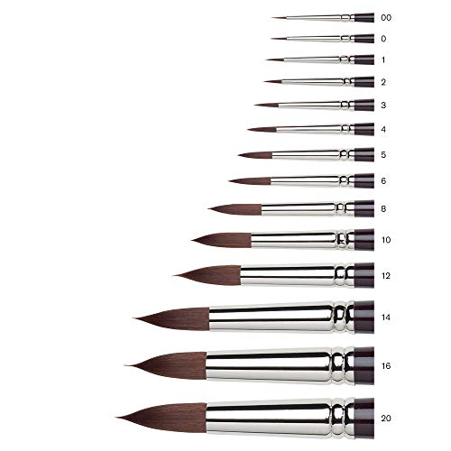 Winsor & Newton Galeria Brush Short Handle Round No 1 (Each) (1.5mm)