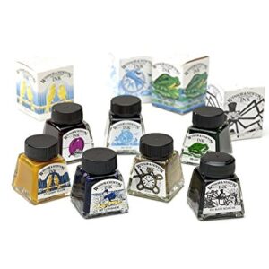 Winsor & Newton Drawing Ink, 30ml Bottle, Black Dropper Cap