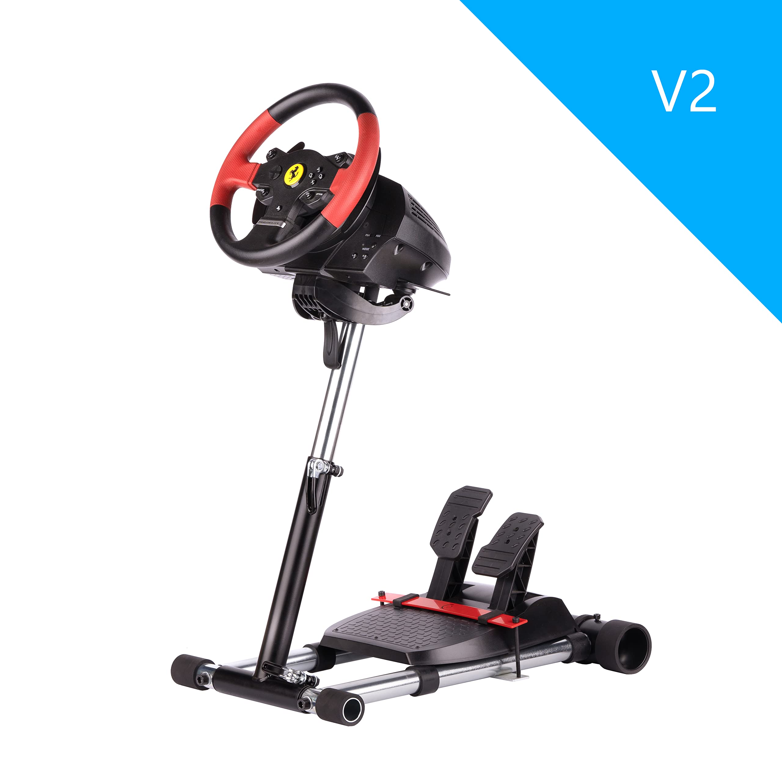 Wheel Stand Pro F458 Wheelstand Compatible With Thrustmaster 458 (Xbox 360) F458 Spider (Xbox One), T80,T100, RGT, Ferrari GT,F430; Logitech Driving Force GT V2: Wheel/Pedals Not included