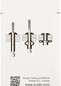 Scotty 0132 Rivet Kit, 10Piece