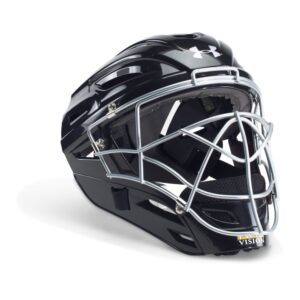 under armour ua victory catcher's helmet osfa black