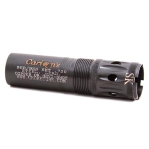 carlsons choke tube beretta benelli mobil ported sporting clays choke tube, 12 ga, skeet, black