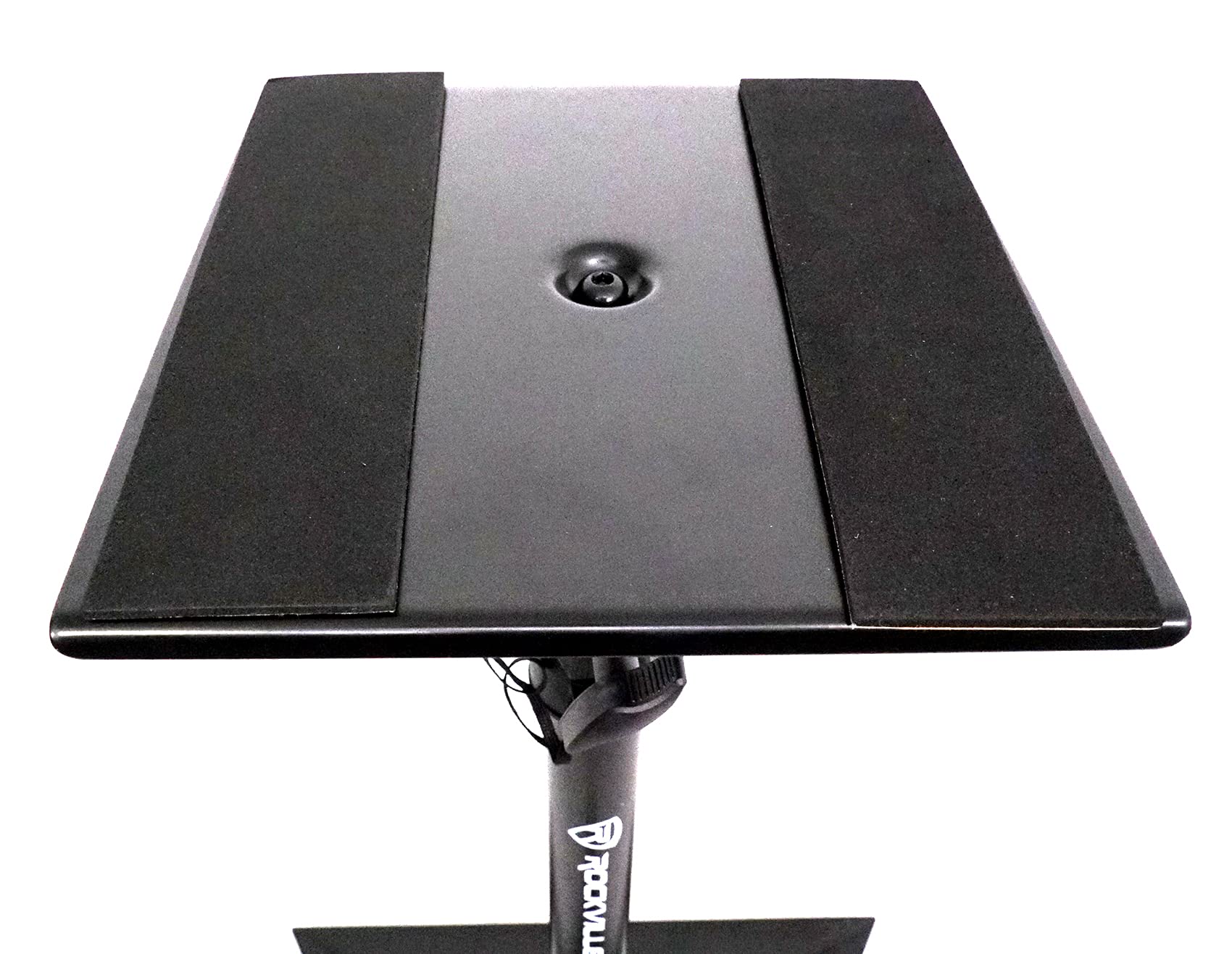 Rockville RVSM1 Pair of Near-Field Studio Monitor Stands w/ Adjustable Height,Black