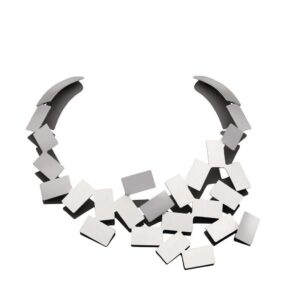 alessi aleesi mt11 fiato sul collo chain, silver