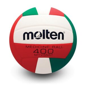 molten setter training volleyball red/green/white, heavy wgt/14.1-ounce