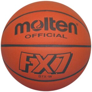 molten fx6 basketball (orange, intermediate/size 6)