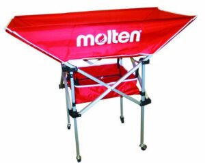 molten volleyball cart, high profile hammock style (red)