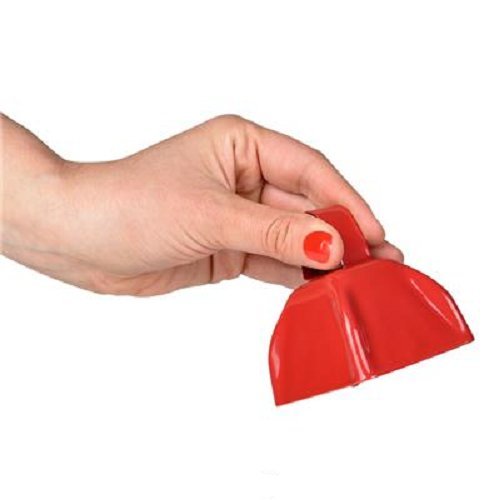 Rhode Island Novelty Red Metal Cowbell (1 Dozen)