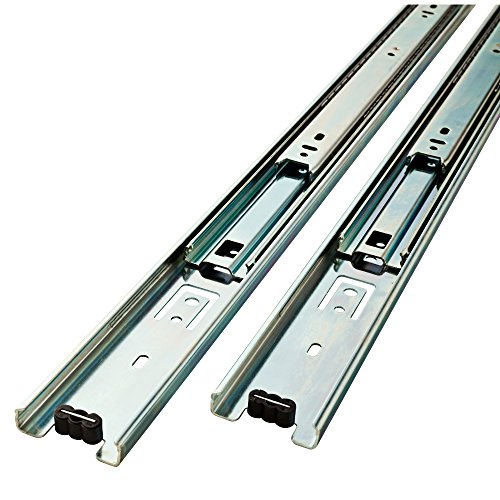 Liberty D80618C-ZP-W 18-Inch Ball Bearing Drawer Slides