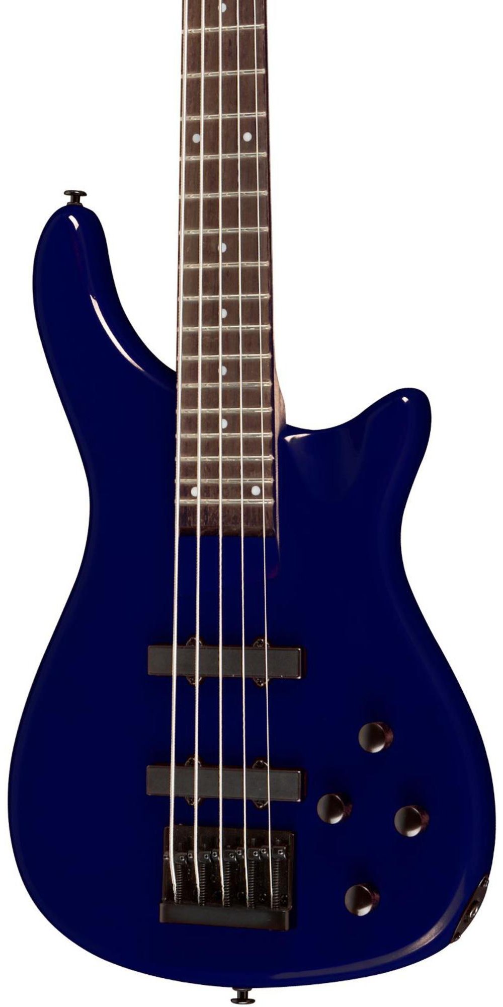 Rogue LX205B 5-String Series III Electric Bass Guitar Metallic Blue