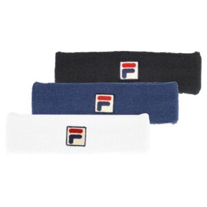 Fila Embroidered Logo Headband-White