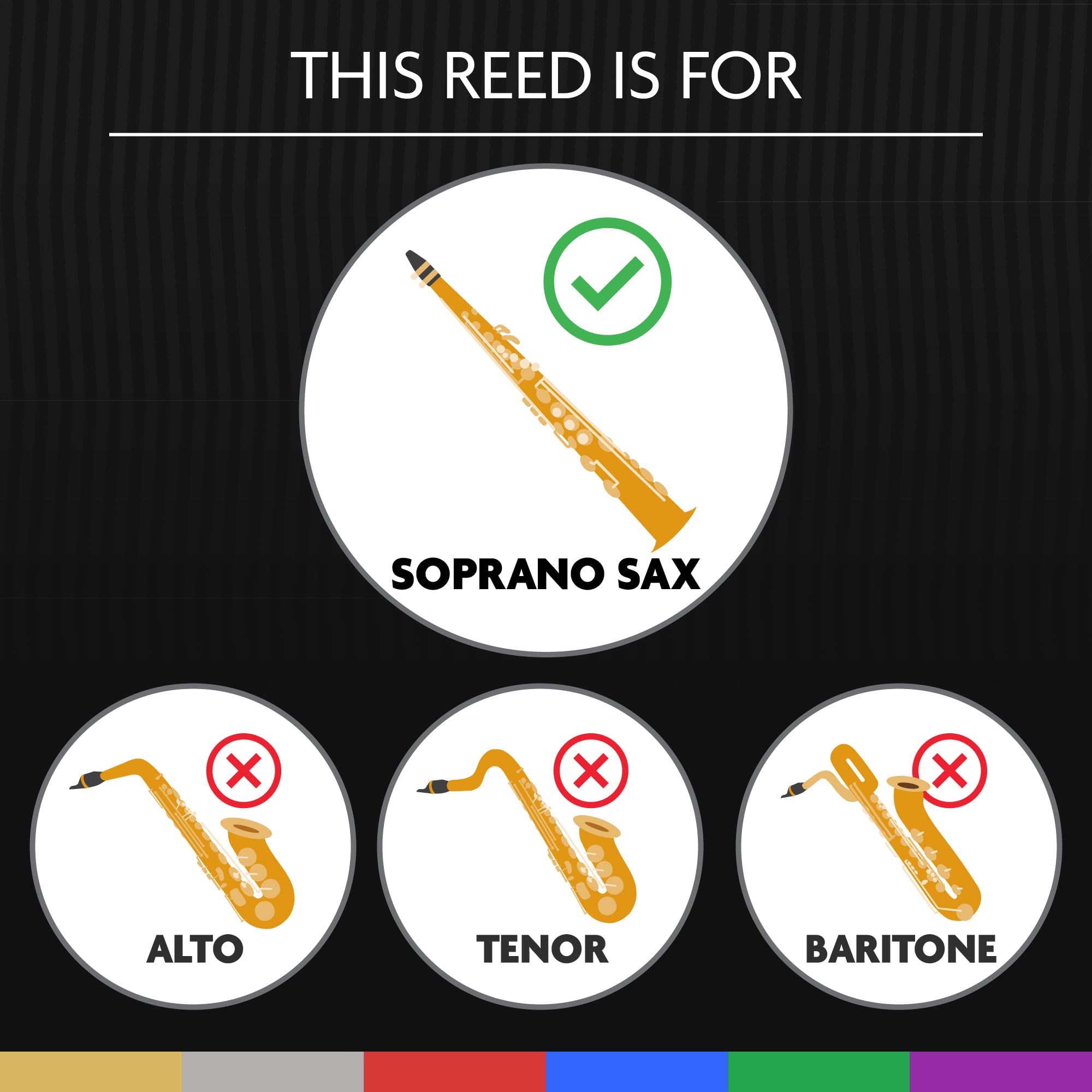 Légère Reeds - Soprano Saxophone Reed, Signature, Strength 3.50 (SSG3.50) - Premium Synthetic Woodwind Reed