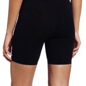 Danskin Women's Essentials Seven Inch Bike Short, Black, Large