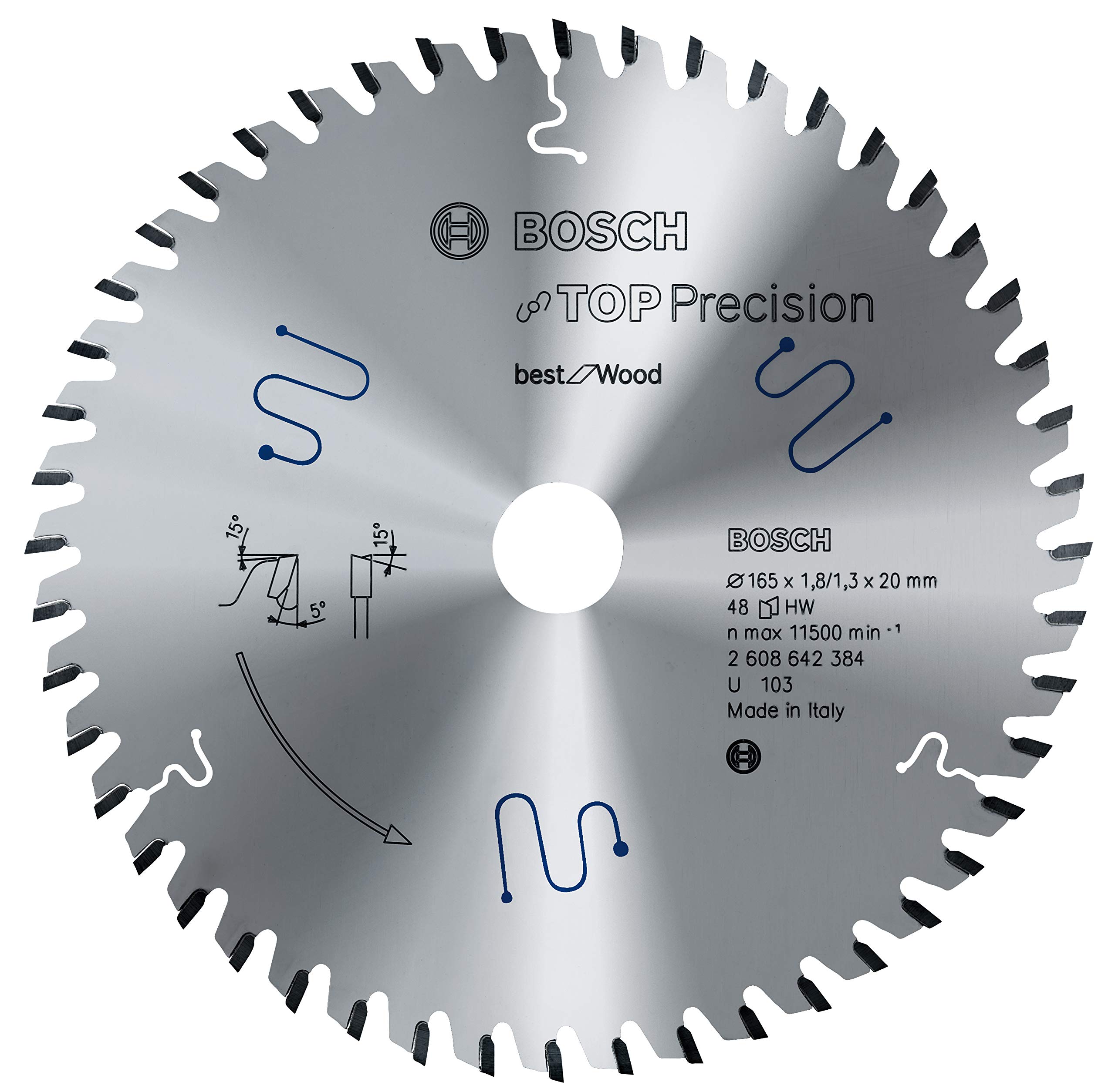 Bosch 2330314 Circular Saw Blade, Silver