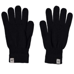 minus33 merino wool glove liner - warm base layer - ski liner glove - 3 season wear - multiple colors and sizes - black - large