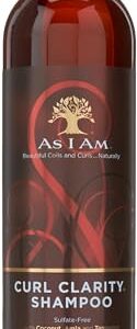 As I Am Curl Clarity Shampoo - 8 ounce - with Coconut, Amla & Tangerine - Gently Cleanses Curly Hair - Vegan & Cruelty Free - Sulphate Free - Parabens Free - Phthalate Free