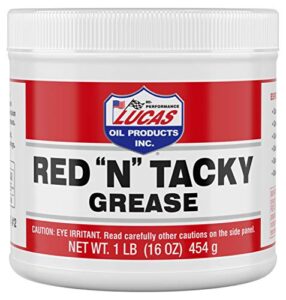 lucas oil 10574 red "n" tacky grease - 1 pound