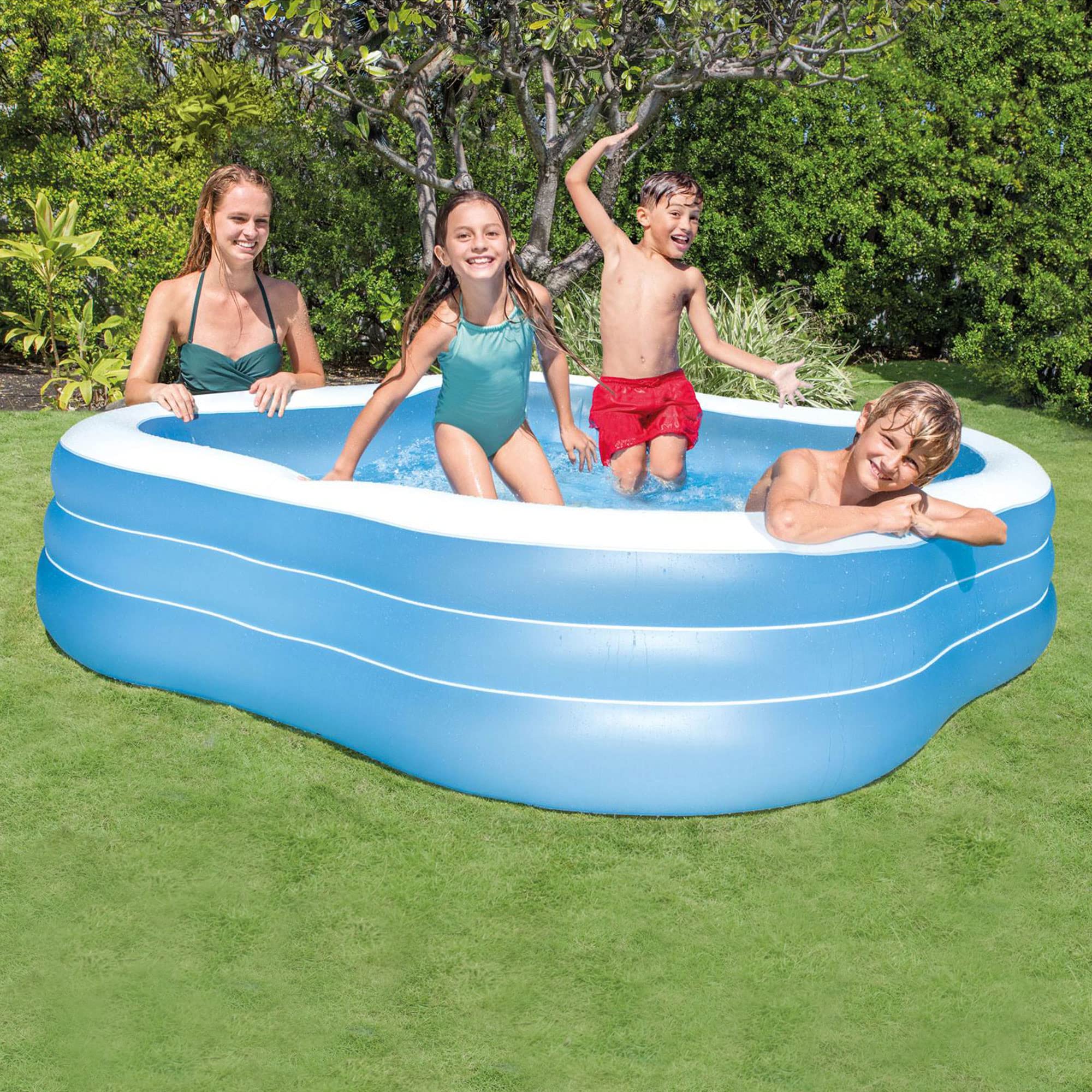 Intex 57495EP 90" X 90" X 22" Swim Center Family Pool Assorted Colors