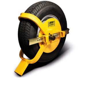 Maypole 8-10 inch Trailer Wheel Clamp, MP9061, Yellow