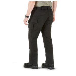 5.11 Tactical Men's Stryke Military Pants, Adjustable Waistband, Stretchable Flex-Tac Fabric, Black, 44Wx30L, Style 74369