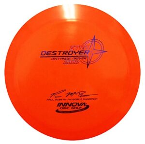 innova star destroyer disc golf paul mcbeth 4x world champion distance driver 170-175g (colors will vary)