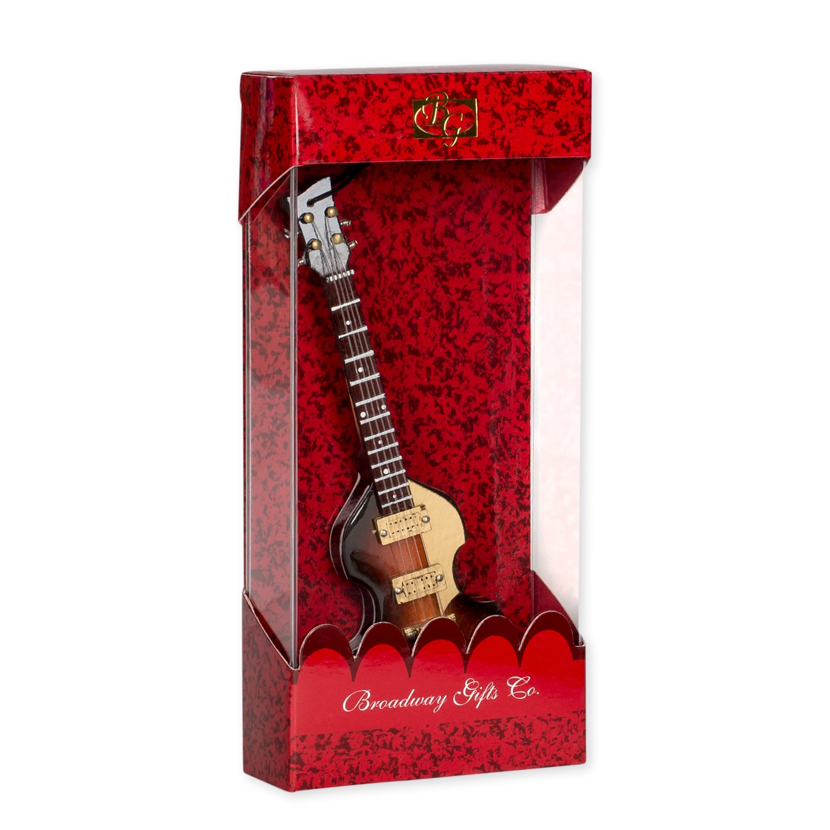 Broadway Gifts Bass Guitar Instrument Christmas Tree Ornament 5 inches