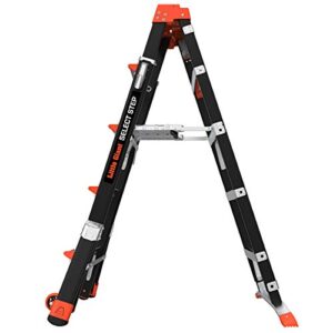 Little Giant Ladders, Select Step, 5-8 foot, Stepladder, Fiberglass, Type 1AA, 375 lbs weight rating, (15130-001)