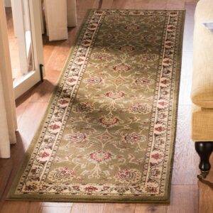 SAFAVIEH Lyndhurst Collection Accent Rug - 3'3" x 5'3", Ivory & Brown, Oriental Design, Non-Shedding & Easy Care, Ideal for High Traffic Areas in Entryway, Living Room, Bedroom (LNH555-1225)