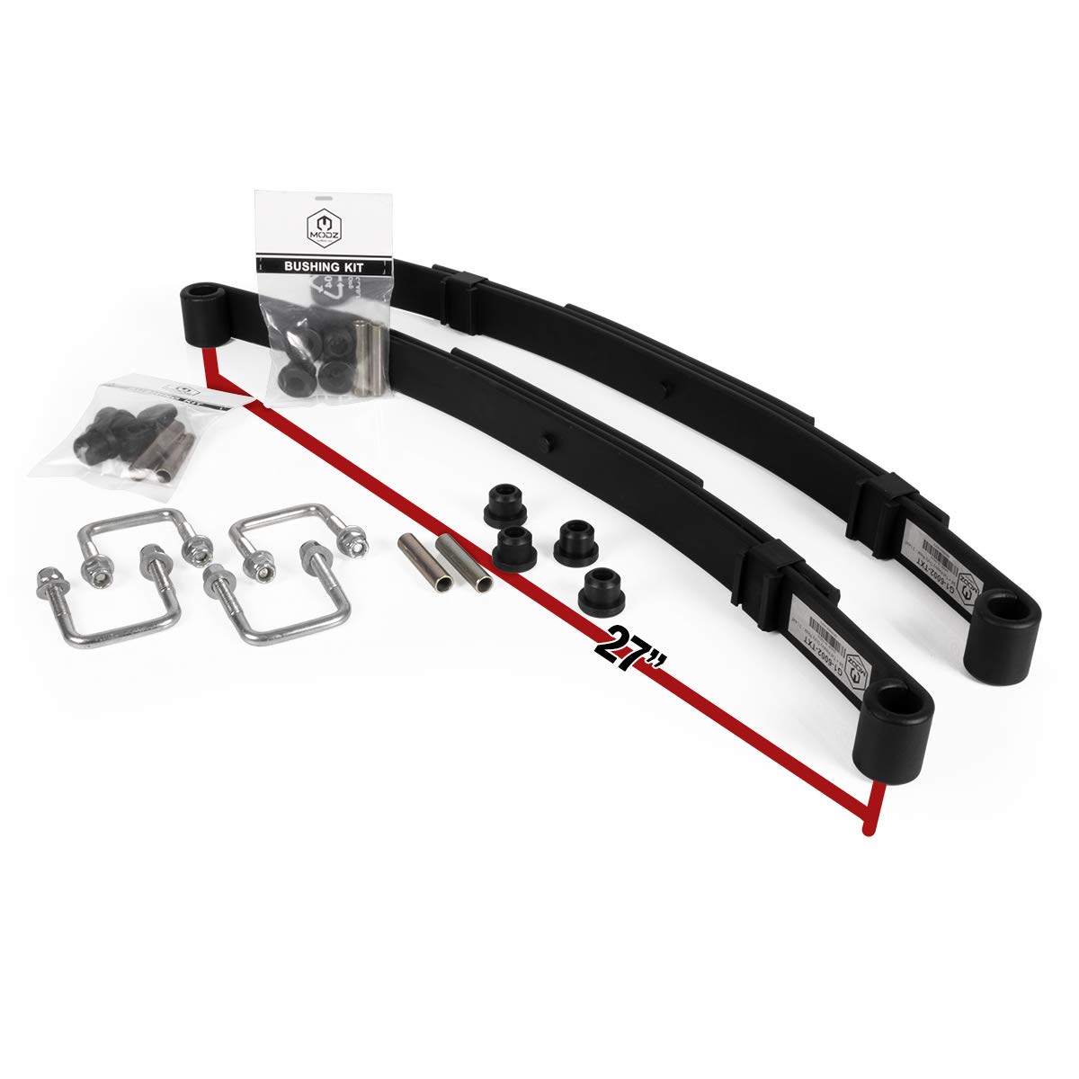 EZGO TXT Heavy Duty Deluxe Rear Leaf Spring Kit