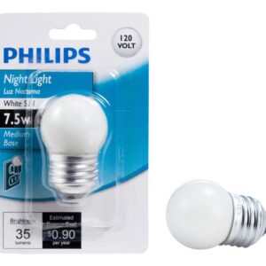 PHILIPS Night Light S11 Bulb: 2800-Kelvin, 7.5-Watt, Medium Screw Base