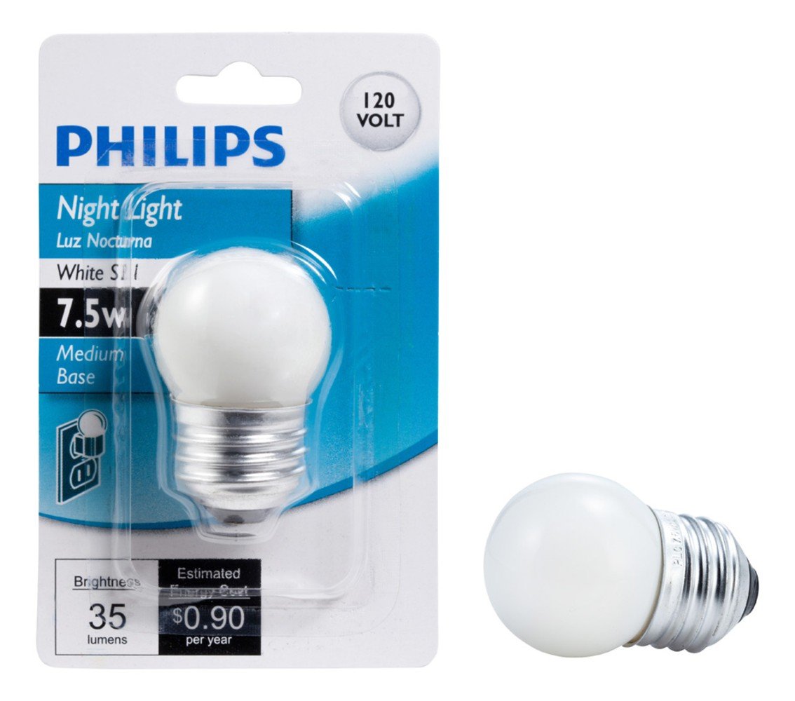 PHILIPS Night Light S11 Bulb: 2800-Kelvin, 7.5-Watt, Medium Screw Base