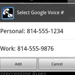 Call Interceptor: Google Voice