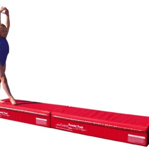 Tumbl Trak Spotting Booster Block Gymnastics Mat, Red, 48 in x 18 in x 8"