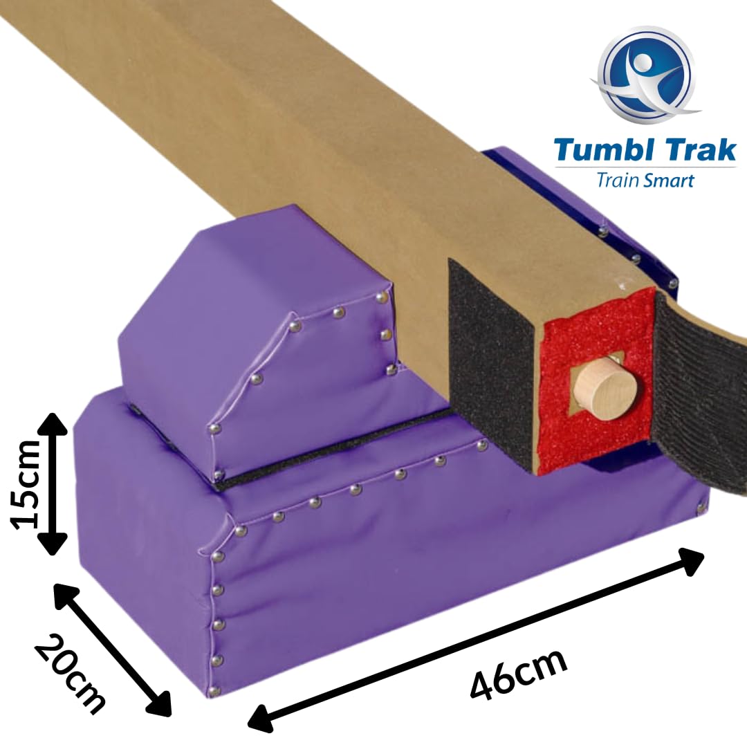 Tumbl Trak Optional Brianna Beam Leg Bases, Purple