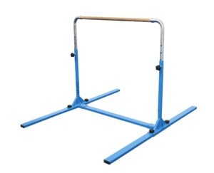 tumbl trak jr. bar pro adjustable height horizontal gymnastics kip bar for the gym for home, blue