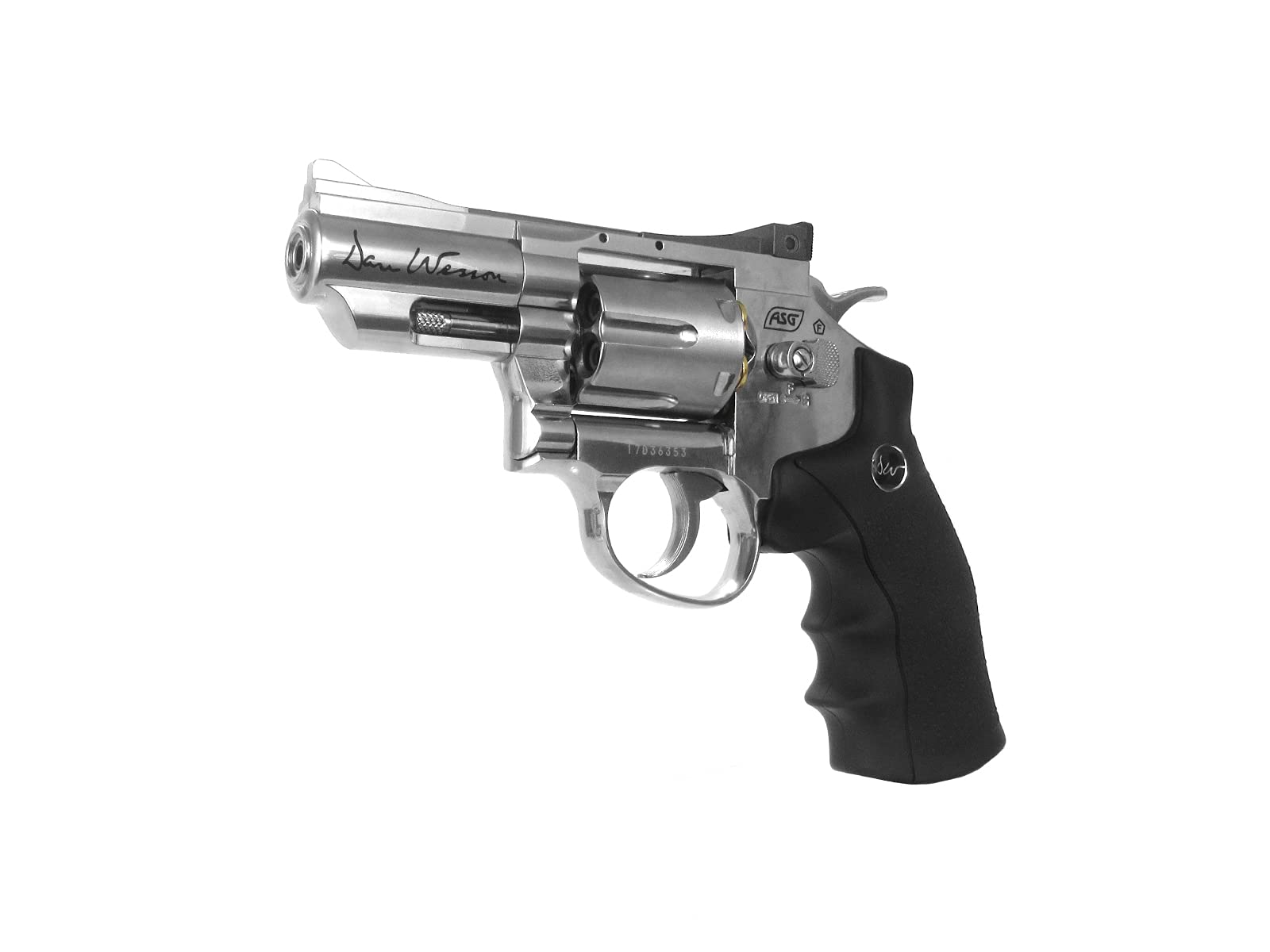 Dan Wesson ASG 2.5" CO2 Powered Air Revolver, Silver