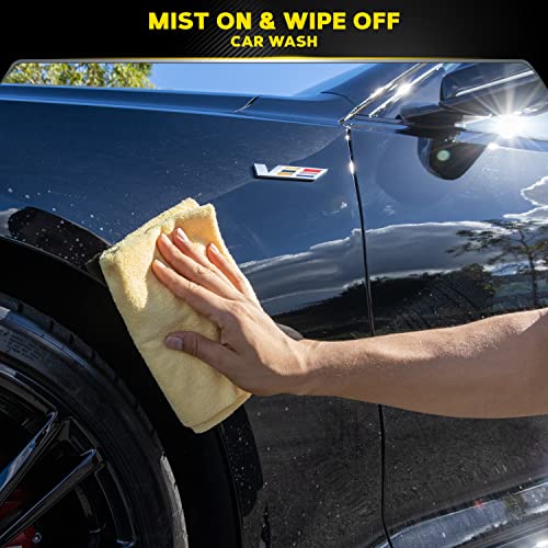 Meguiar's Ultimate Waterless Wash & Wax - Scratch-Free Waterless Car Wash That Makes Car Detailing Quick and Easy - 26 Oz