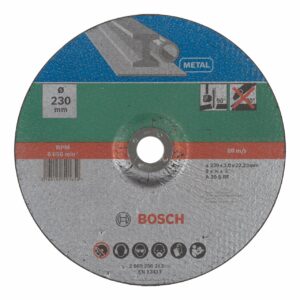 Bosch 2609256313 DIY Cutting Disc Metal 230 mm ø x 3 mm Offset