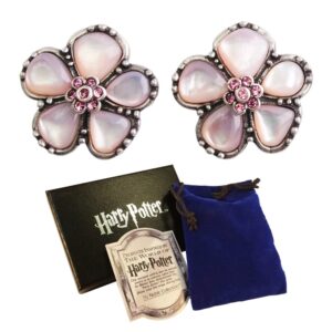 The Noble Collection Hermione's Yule Ball Earrings - Silver Plated