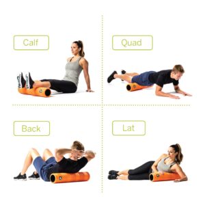 TRIGGERPOINT PERFORMANCE THERAPY GRID Patented Multi-Density Foam Massage Roller Exercise Deep Tissue Muscle Recovery - Relieves Muscle Pain & Tightness, Improves Mobility & Circulation (26"), Orange