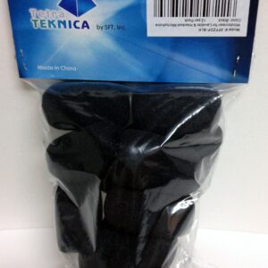 Tetra-Teknica XFFZDP-BLK Lapel & Headset Microphone Windscreen, Color Black, One Dozen Pack