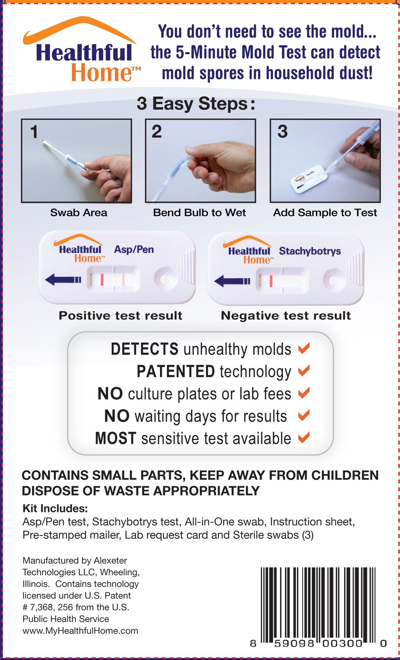 Healthful Home 5-Minute Mold Test