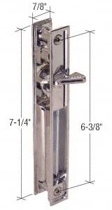 C.R. LAURENCE C1086 CRL Chrome Handle Set With 6-3/8" Screw Holes for Miller (Mil-Dor)