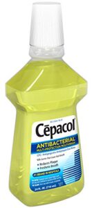 cepacol antibacterial mouthwash, gold, 24oz